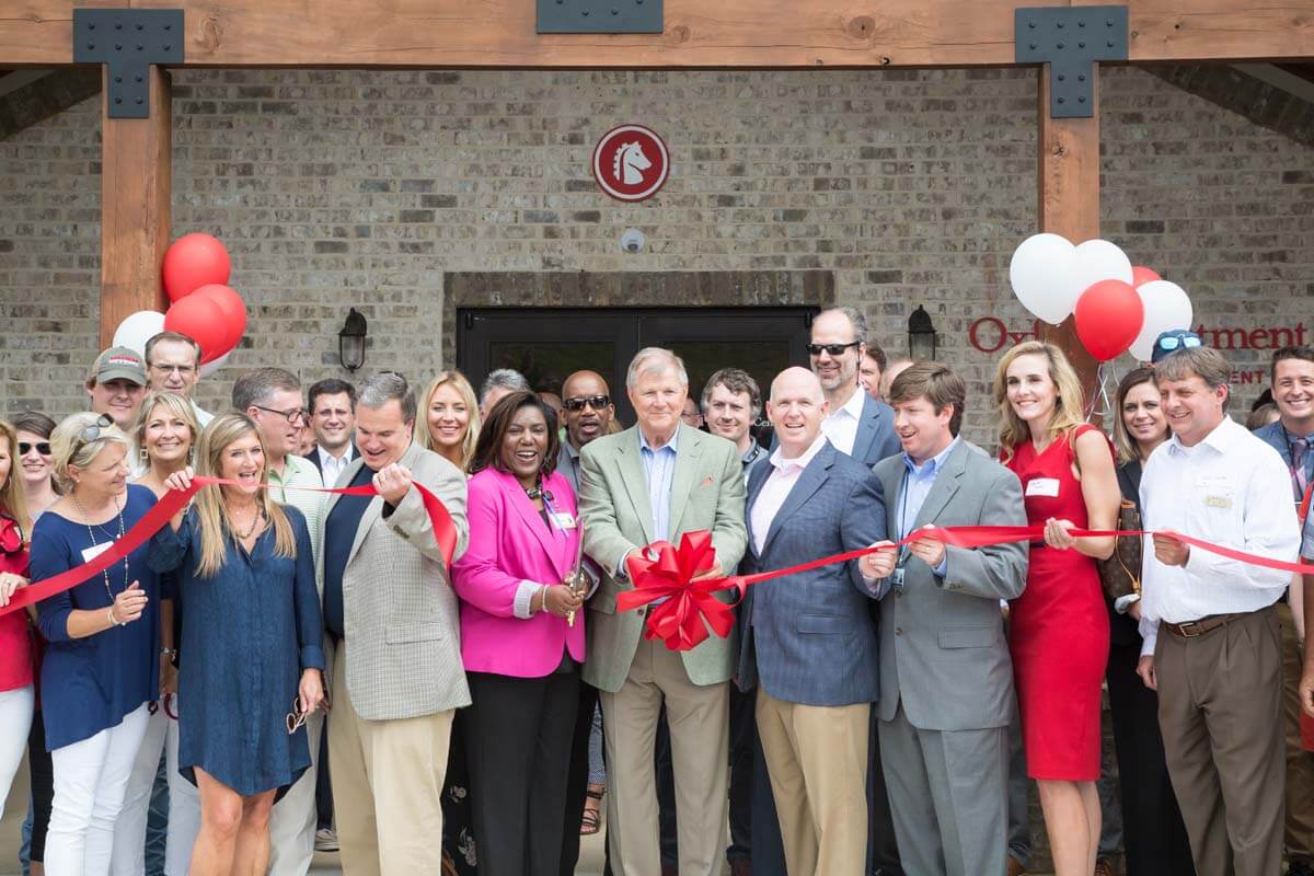Employees at Oxford Treatment Center opening a new building